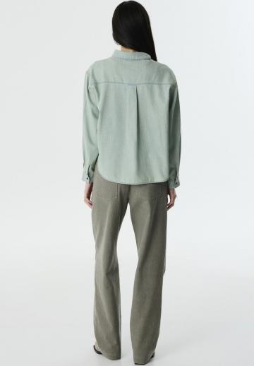 Джинсовая блузка