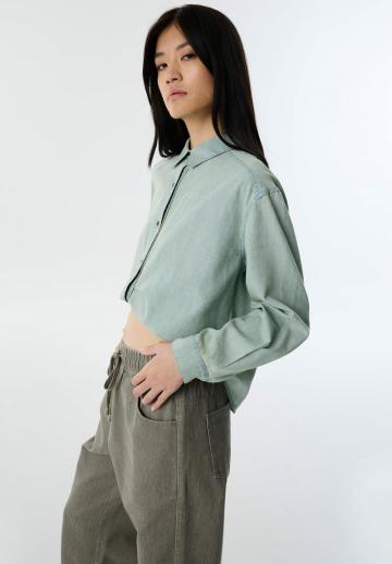 Джинсовая блузка