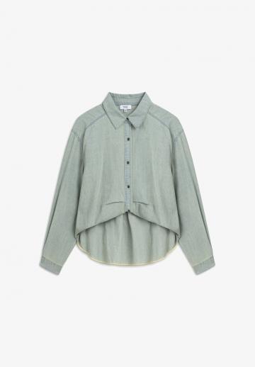 Джинсовая блузка