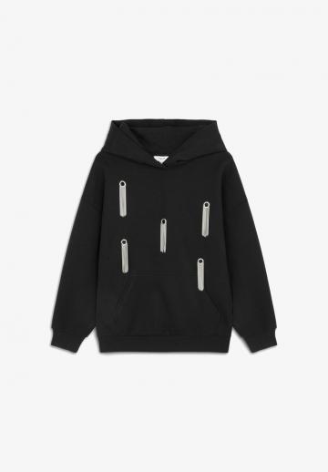 Пуловер с капюшоном