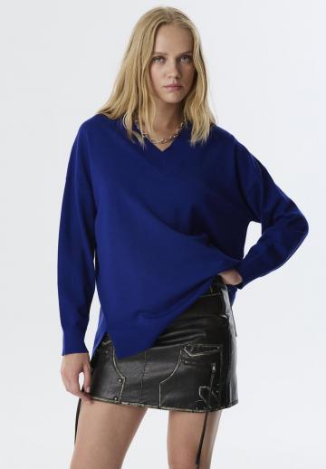 Длинный пуловер