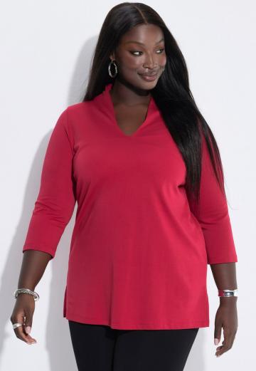 Майка с рукавом три четверти