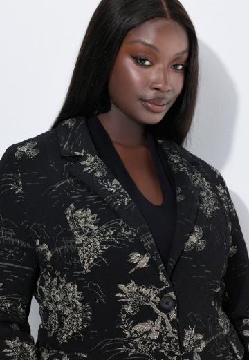 Длинный блейзер