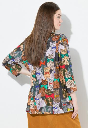 Майка с рукавом три четверти