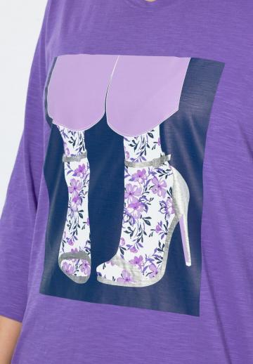 Майка с рукавом три четверти