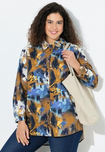 Длинная блузка