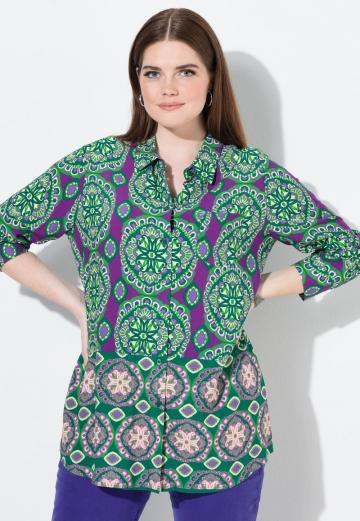 Длинная блузка