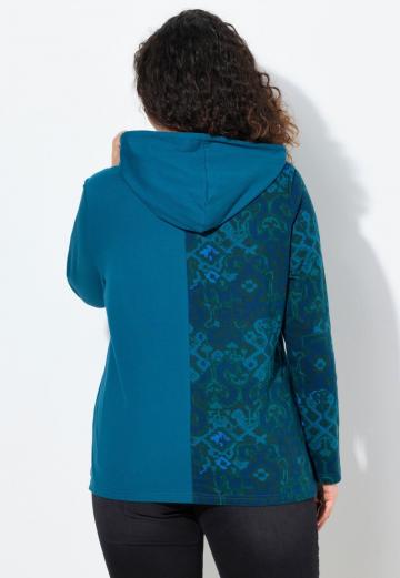 Пуловер с капюшоном