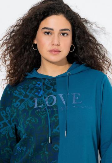 Пуловер с капюшоном