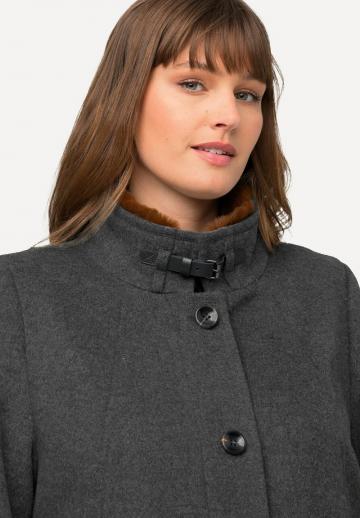 Шерстяное пальто