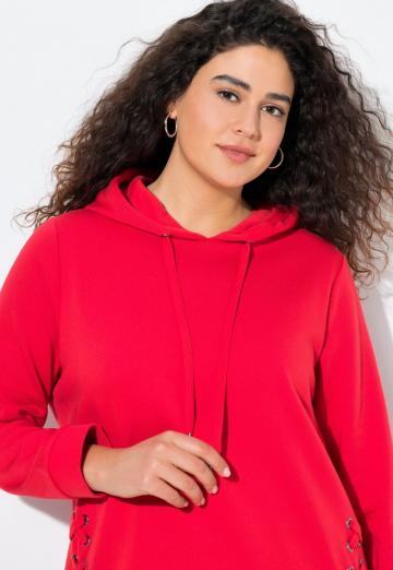 Пуловер с капюшоном