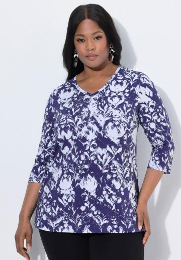 Майка с рукавом три четверти