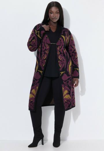 Длинный кардиган