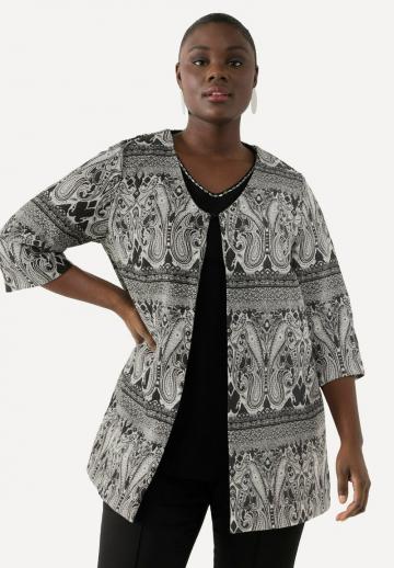 Длинный жилет