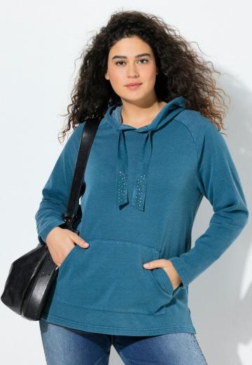 Пуловер с капюшоном