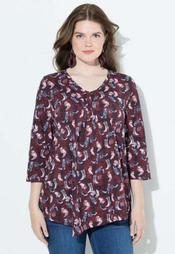 Майка с рукавом три четверти