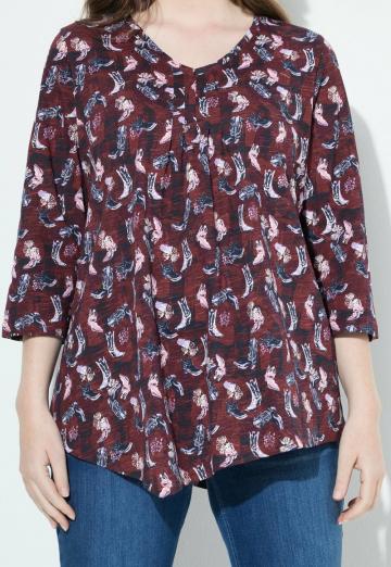 Майка с рукавом три четверти