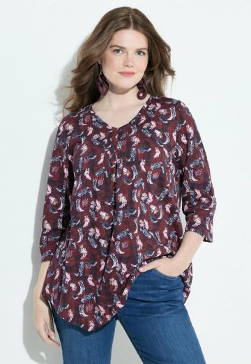 Майка с рукавом три четверти