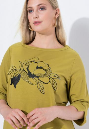 Майка с рукавом три четверти