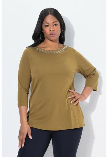 Майка с рукавом три четверти