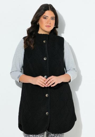 Длинный жилет