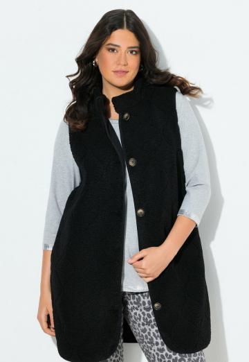 Длинный жилет