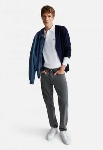 Поло с длинным рукавом