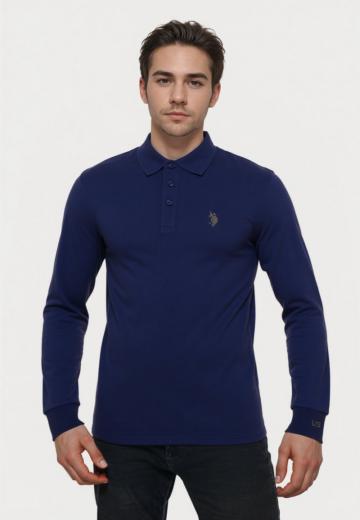 Поло с длинным рукавом
