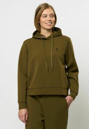 Пуловер с капюшоном