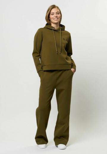 Пуловер с капюшоном