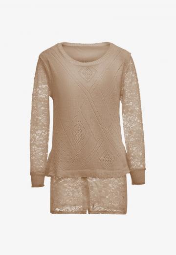 Вязаное платье