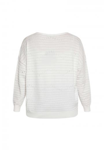 Пуловер с вырезом V