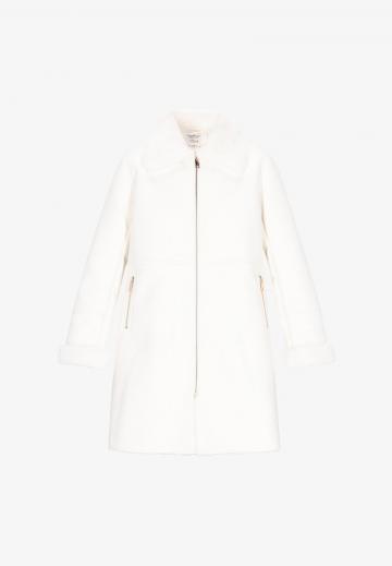 Пальто из искусственной кожи