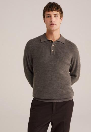 Поло с длинным рукавом