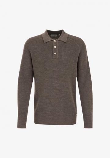 Поло с длинным рукавом