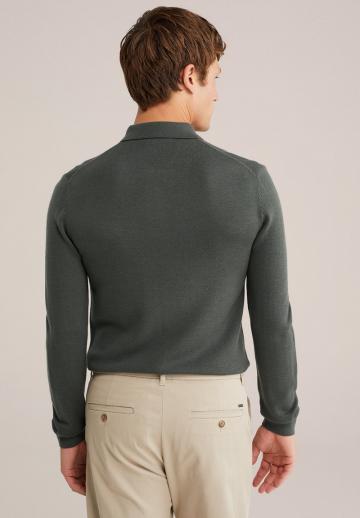 Поло с длинным рукавом