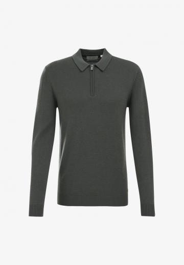 Поло с длинным рукавом