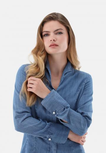 Джинсовая блузка