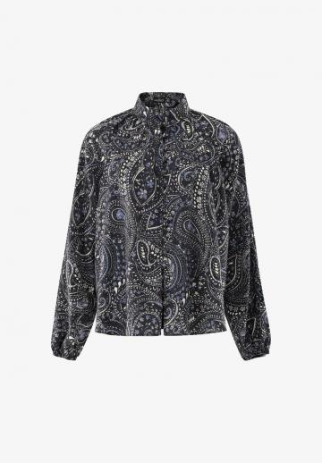 Атласная блузка