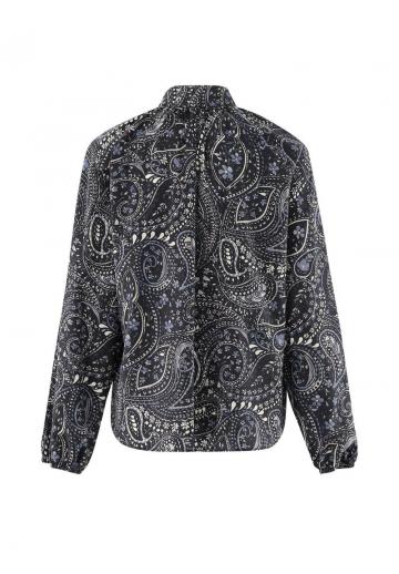 Атласная блузка