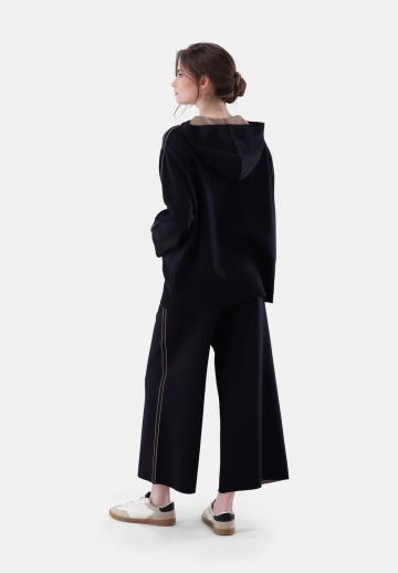 Пуловер с капюшоном