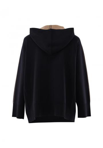 Пуловер с капюшоном