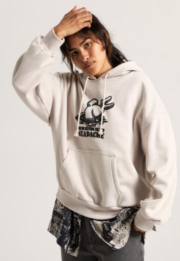 Пуловер с капюшоном