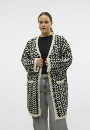 Жаккардовая вязаная кофта