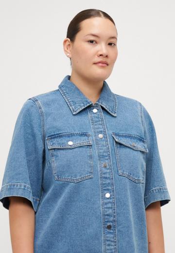 Джинсовое платье