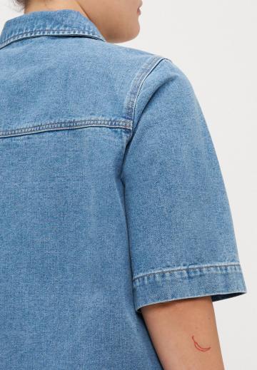 Джинсовое платье