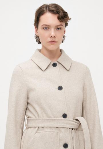 Шерстяное пальто