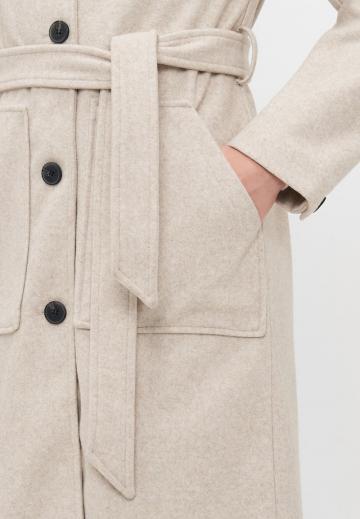 Шерстяное пальто