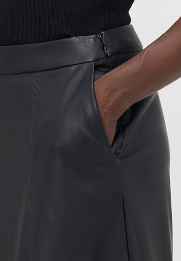 Кожаная юбка