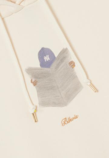 Пуловер с капюшоном